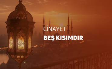 CİNAYET 5 KISIMDIR