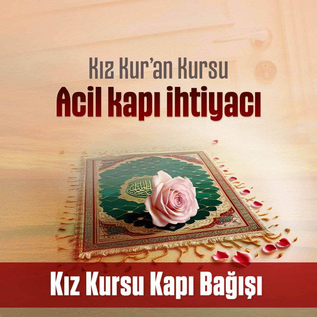 KIZ MEDRESEMİZ İÇİN KAPI BAĞIŞI