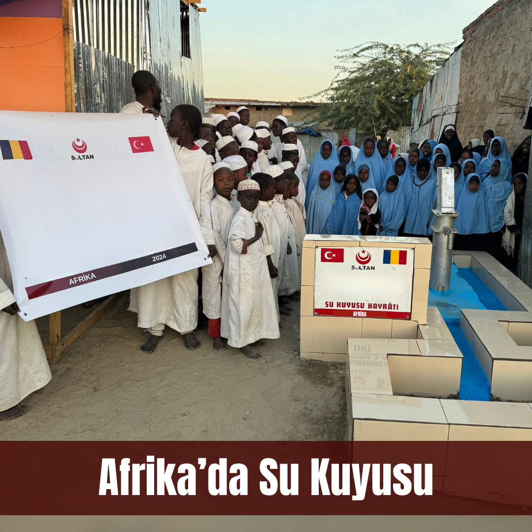 Afrika'da Tulumbalı Su Kuyusu 
